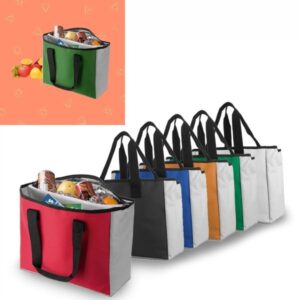 93032-Sacola Térmica Praia, Compras e Acessórios em Poliéster 210D