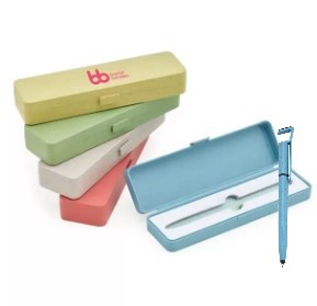 16073-Caneta Esferografica ecologica com estojo