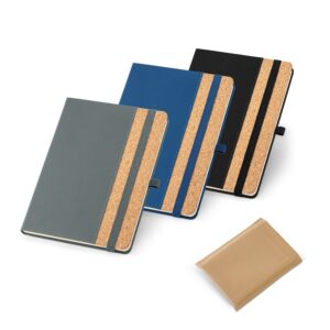 20108-Caderno capa dura cortiça e PU