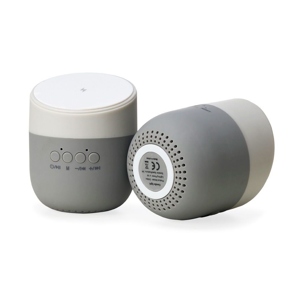 40052-Caixinha de Som bluetooth com carregador por indução.