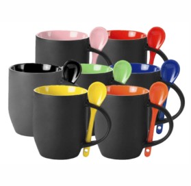 71192-Caneca Mágica bicolor com colher 325ml