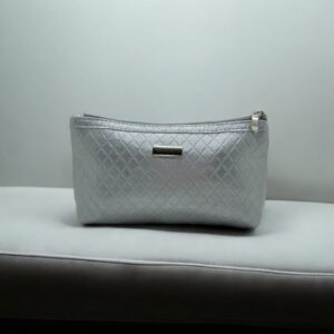 BC91106-Nécessaire matelasse prata 26x21