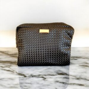 BC91108-Nécessaire 13x17 em tresse preto