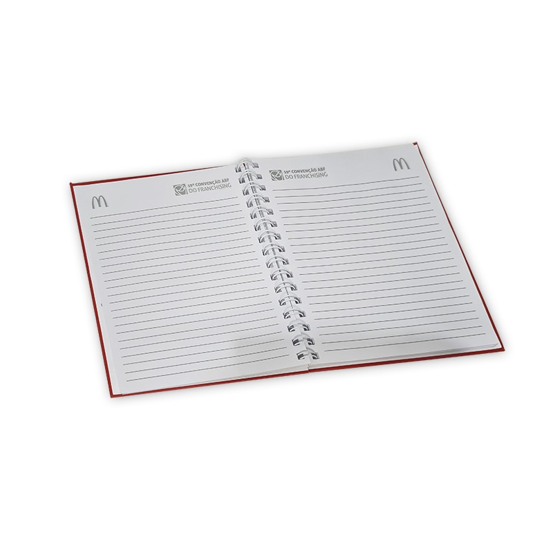 21076-Caderno Capa Dura Wire-o 18,5 x21,5 cm - Imagem 2