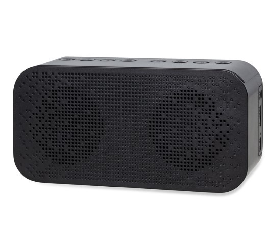 40026-Caixa de Som Multimídia com Relógio e Suporte para Celular - Imagem 4