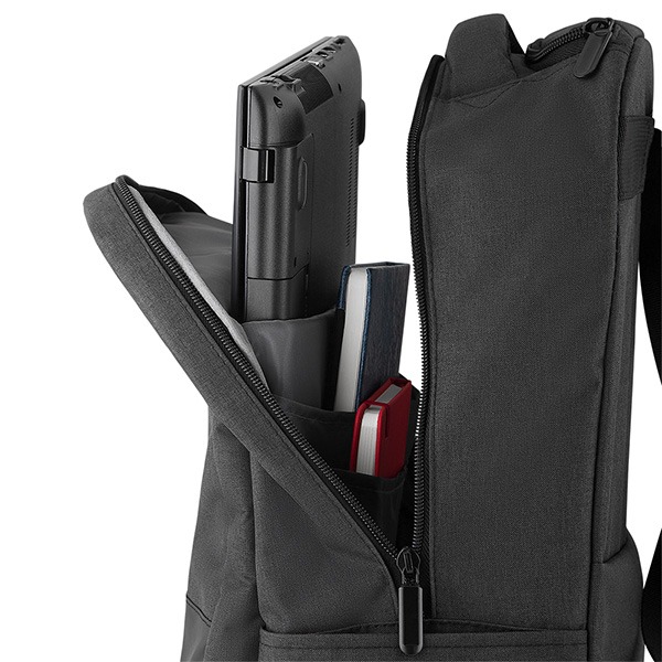 90090-Mochila em Poliéster com alça retrátil e rodinhas - Imagem 2