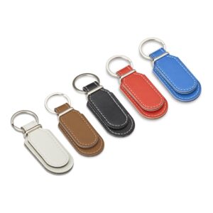 60137-Chaveiro de Couro Sintético