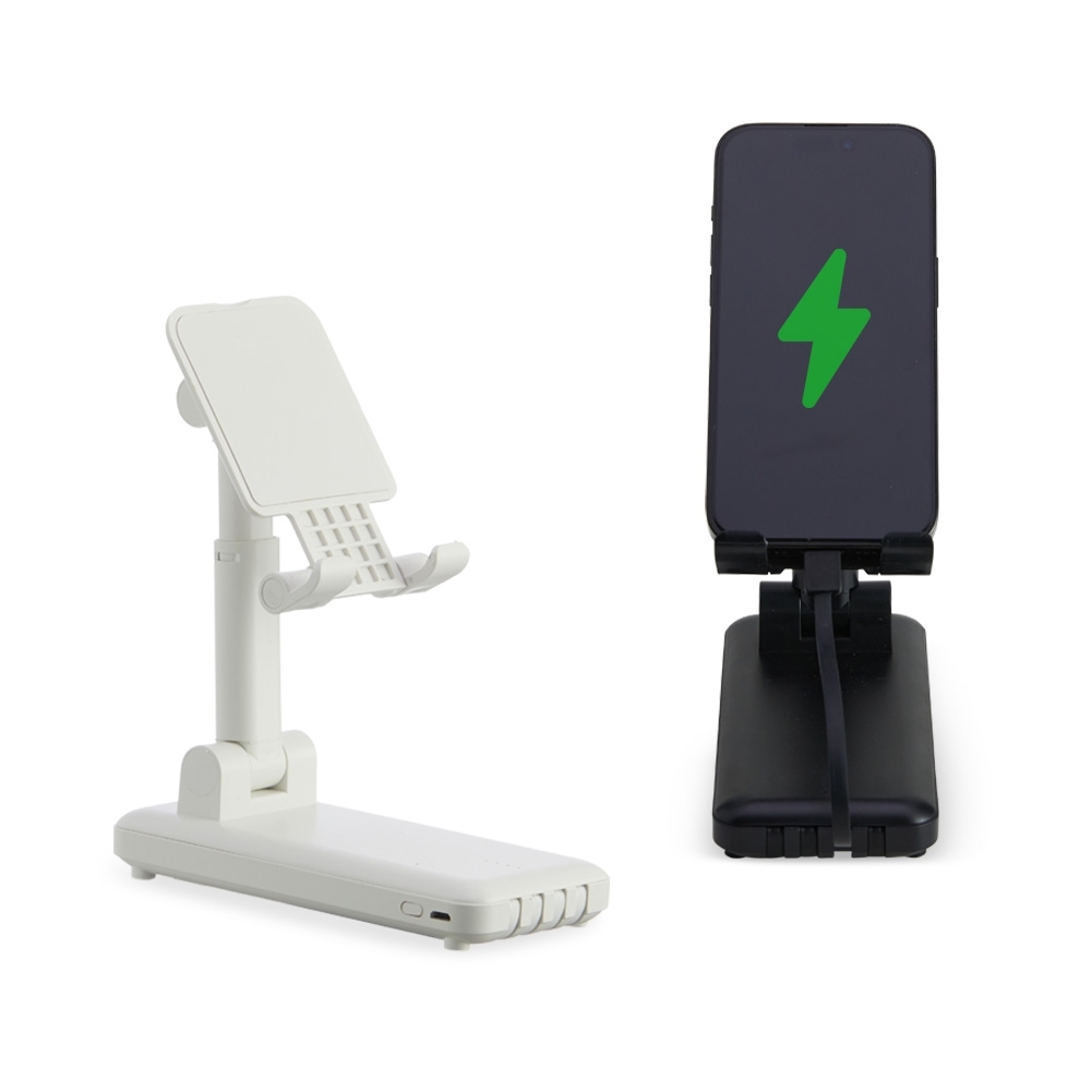 46086-Power Bank 10.000mAh Multissaídas com Suporte para Celular ou Tablet - Imagem 2