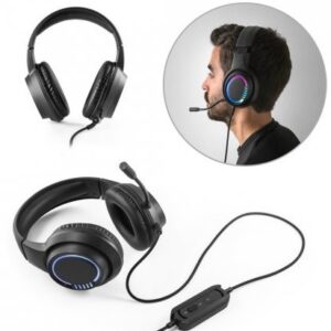 41089- HEADSET RGB. Fones de ouvido para jogos com microfone de alta qualidade incorporado com luzes RGB