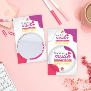 32147 - Botton Espelho com Tag