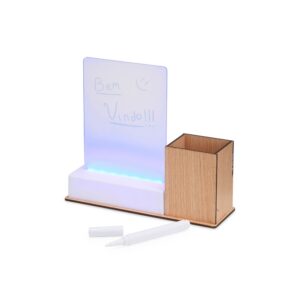 26153-Quadro de Mensagens LED com Porta-caneta