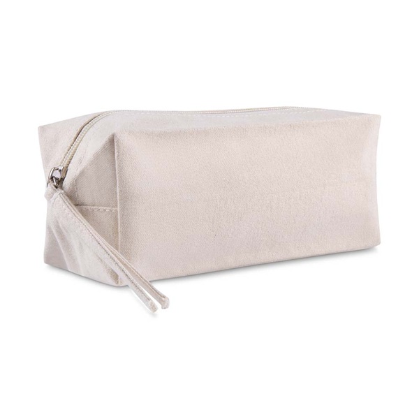 91218-Necessaire em algodão reciclado 340g/m²